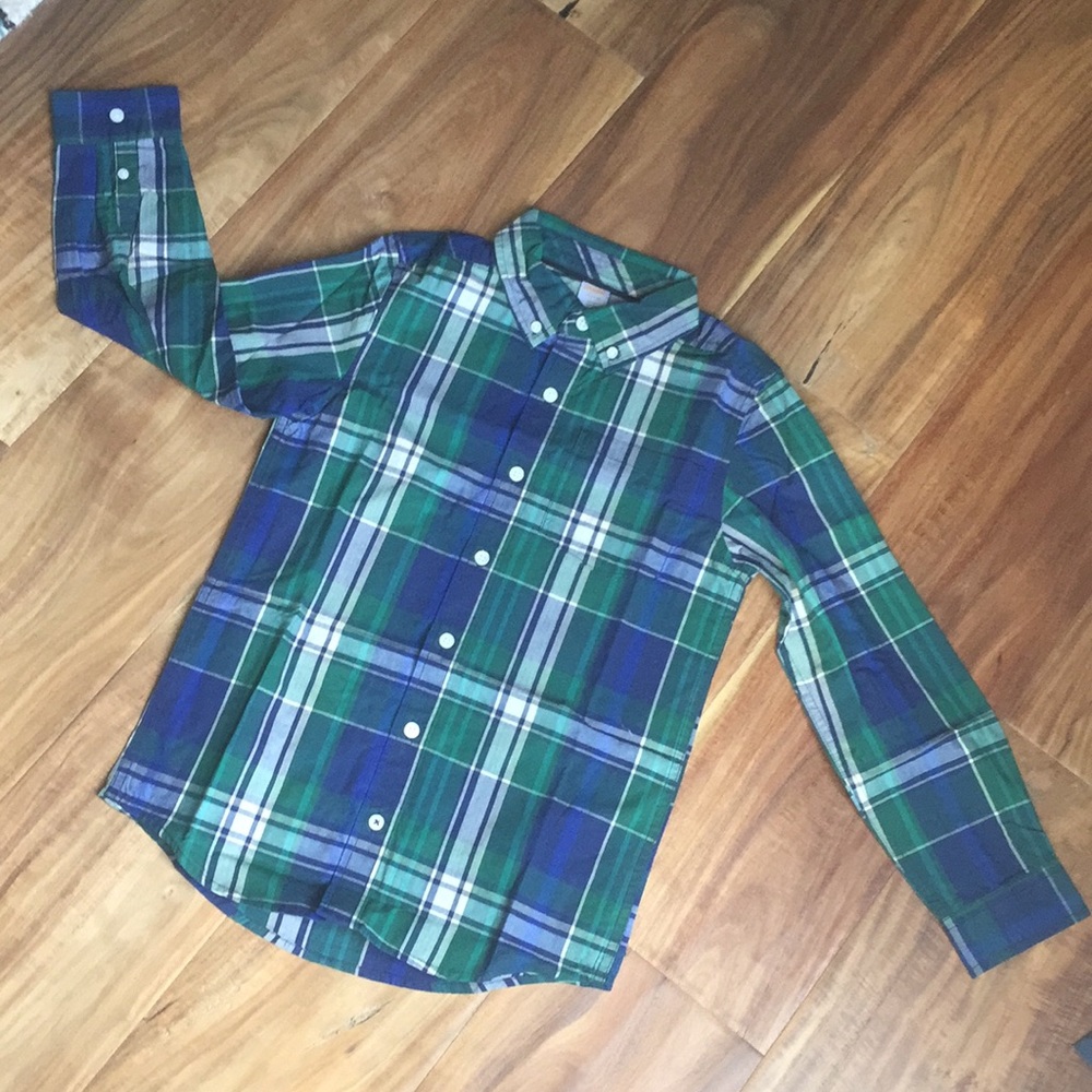 BNWT Gymboree Plaid button down